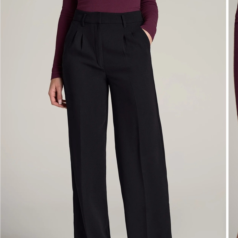 Classic Black Dress Pants Long
